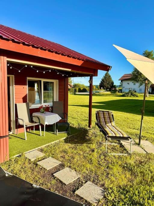 נוירייכנאו Cozy I Blockhuette Im Nationalpark I Ferienwohnung מראה חיצוני תמונה